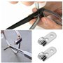 OTOTEC Lot de 4 Paires de Charnières Universelles pour Lunettes de Soleil de 3 Mm Charnières pour Monture de Lunettes Réparation
