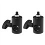 EMSea 2pcs Adaptateur Rapide avec Vis 1/4" Multi-Fonctionnel Adaptateur de Pointe Support de Lumière en Alliage d'Aluminium pour