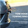 Jvareaty 674416 Attelage de Remorque pour 301 307 206 207 208 2008 pour C3/C2/C4/C5 Crochet de Remorquage de Remorque