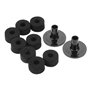 Jemcgrl 23 Pièces Accessoires de Batterie avec Feutres Support Cymbale Tampons Feutre de Cymbale de Tambour Comprennent des Rond