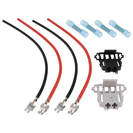 ECSiNG 1 Ensemble de Kit de Réparation de Prise de Faisceau de Câbles de Ventilateur de Voiture Compatible avec Opel Corsa D Com