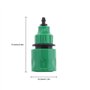 eMagTech 2pcs Tuyau d'eau de Jardin Connecteur Rapide Adaptateur Micro Irrigation Adaptateur à Sens Unique Connecteur de Robinet