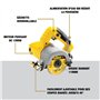 DeWalt DWC410-QS Scie circulaire materiaux 1300W 110mm