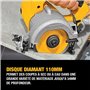 DeWalt DWC410-QS Scie circulaire materiaux 1300W 110mm