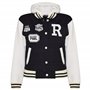 A2Z 4 Kids B.B Encapuchonné R Mode NYC/FOX Veste Varsity - B.B NYC Black Grey 7-8