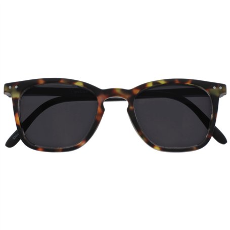 Opulize Bex Grand Hommes Designer Style Écaille De Tortue Marron Mat Noir Armes Lecteurs Soleil Lunettes De Lecture UV400 S64-2