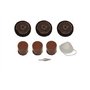 AB Tools Composé de Polissage abrasifs métalliques préparation 8pc Kit POL09