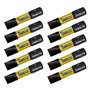 10 x SabreCut SCRSL732_10 32 mm SL7 Jeu d'embouts de tournevis à percussion magnétique à fente Single End Heavy Duty Compatible