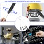 11 Ensembles Kit de Nettoyage pour Aérographe, 5 Aiguilles de Nettoyage, 5 Brosses de Nettoyage en Nylon et 1 Aiguille de Lavage