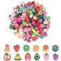 100 Pcs Perles de Fruits