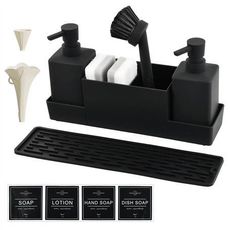 Mapille Set Distributeur de Savon de Cuisine