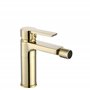 Rea ROBINET DE BIDET ARGUS GOLD Mitigeur monocommande en Laiton pour WC Toilette Salle de Bain (doré)