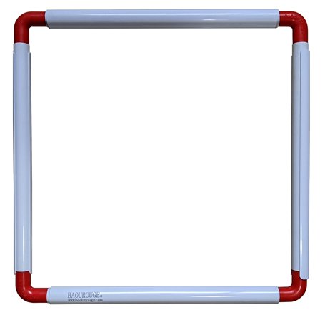 Cadre à quilter / broderie / peinture sur soie / matelassage / point de croix / travaux d'aiguille. Zone de travail de 30 x 30cm