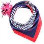 Upstore 10 Pièces Foulard Carré Femmes Carré Motif dImpression Satin de Soie Cheveux Bandeau Mouchoir Echarpe Carré Écharpe de t