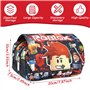 Robllox Trousse à Crayons,Robllox Sac à Crayons Dessin Animé Trousse Scolaire Trousse Scolaire Trousse à Crayons Zippée en Toile
