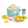 Hape Grille Pain Enfant Jouet Interactif - Jeu Imitation Dinette Enfant 2 Ans - Ensemble Accessoires Cuisine Réalistes