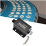 Entatial Compteur de balles, Fonction de réinitialisation du Compteur mécanique Comptage à 5 Chiffres Pratique pour l'industrie 