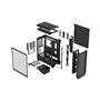 Boîtier PC - FRACTAL DESIGN - Meshify 3 TG - E-ATX (277 mm) - 3 ventilateurs - USB Type C de 20 Gbps - Noir