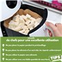 Papier cuisson air fryer 125pcs-20 cm compatible avec Cosori et Cecotec 5,5/6 litres, Moules pour friteuse à air et four, Access