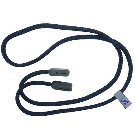 GoGrip Cordon de lunettes sécurisé – Cordon de lunettes et cordon de lunettes - Noir - Taille unique - Petite