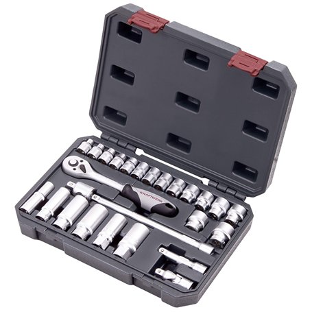 Kraftwerk Coffret de douilles basic line 3/8 kraftwerk - 26 pièces - 204.102.100