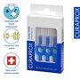 Ensemble De Porte-brosses Interdentaires Curaprox Uhs 409 – Supports Bleus Pratiques pour Brossettes CPS | Pack Trio (3 Pièces)
