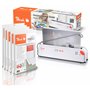 Peach PB200-70P DIN A4 Relieuse Thermique - Vainqueur du Test - Démarrage Rapide - Temps de Reliure de 1 min - avec 5 x PBT100-1