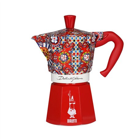 Cafetière Italienne Bialetti MOKA EXPRESS D&G 6T Argenté Aluminium 6 Tasses