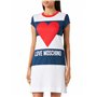 Love Moschino Robe à Manches Courtes Coupe ajustée