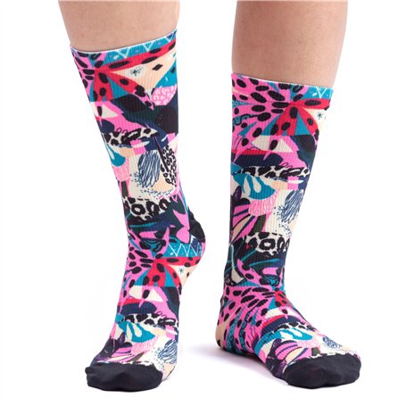 Ale Kenya Chaussettes Rose Fluo-Fluo Rose Pointure 42-47