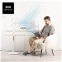 Taurus Greco 16CR Pure Ventilateur sur Pied 45W Oscillation Inclinaison Manuelle 3 Pales de 40cm 3 Vitesses Hauteur Réglable Fon