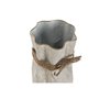 Ensemble de 3 Vases Home ESPRIT Beige Métal Corde 17 x 17 x 54 cm (3 Pièces)