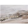 Cadre Home ESPRIT Blanc Marron Moderne Paysage 153 x 4,3 x 53 cm (2 Unités)