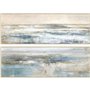 Cadre Home ESPRIT Bleu Blanc Abstrait Moderne 153 x 4