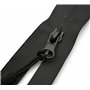 DOJA Barcelona | Fermeture Impermeable Noir | Pack 1 | Fermeture Eclair Etanche Nº7 | Longueur 85cm | Nylon | Curseur Fermeture 