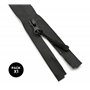 DOJA Barcelona | Fermeture Impermeable Noir | Pack 1 | Fermeture Eclair Etanche Nº7 | Longueur 85cm | Nylon | Curseur Fermeture 