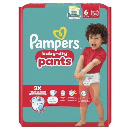 Pampers Baby-Dry Pants Taille 6
