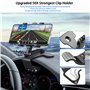GESMATEK Support de Téléphone Voiture Rotation à 360 degrés, pour Tableau de Bord, Compatible avec GPS et Les téléphones Portabl