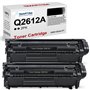 SMARTOMI Q2612A 12A Toner Cartouches Compatible Remplacer pour HP Laserjet 1010 1012 1015 1018 1020 1022 1022N 1022NW 3010 3015