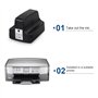 SMARTOMI 363 363XL Cartouches d'encre Compatible pour HP 363 363XL HP Photosmart 3110 3110V 3110 XI 3300 3310 8230 8250 C5140 C5