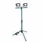 VONROC Projecteur de chantier LED 2x20W – 3200 lumens – Hauteur du trépied ajustable – Inclinable et rotatif