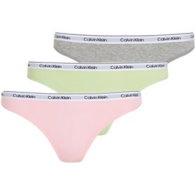 Calvin Klein Femme Slip Lot De 3 Bikini Coton Stretch