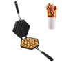 Poêle à gaufre à bulles