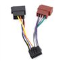 Adaptateur Iso Câble Convertisseur,16 Broches Vers Mini Câble De Câblage De Prise Iso 8 Broches ,fiche Faisceau Auto Autoradio
