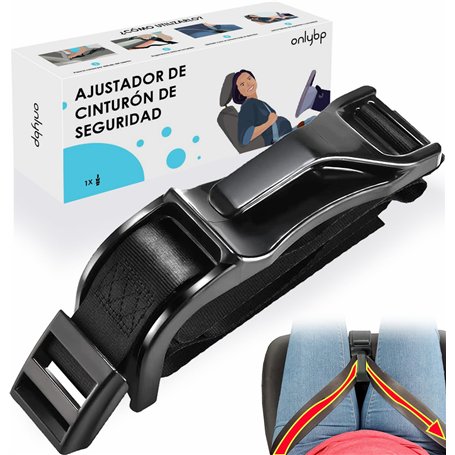 OnlyBP® Ceinture enceinte pour voiture – Adaptateur de ceinture pour grossesse de sécurité – Protège votre bébé en évitant le ri