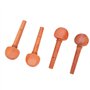 4 Pièces Jujube Bois 4/4 Cordes de Violon Piquets de Réglage Pièces Accessoire D'instrument de Remplacement pour Remplacer Votre