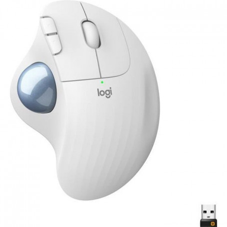 Souris Ergonomique - Sans fil - LOGITECH -ERGO M575 - Trackball - Blanc 57,99 €