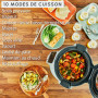 Moulinex Cookeo Wifi 10-en-1, Multicuiseur intelligent haute pression, 10modes de cuisson, Rapide, Sans surveillance, Guide de c