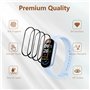 [4 Pièces] Protection Écran Compatible avec Xiaomi Smart Band 9, Soft TPU Film Protection Montre Protecteur, 3D Full Coverage, S