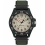 Timex Expedition Montre pour Homme 42 mm - Bracelet en Tissu Vert